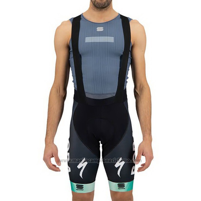 2021 Abbigliamento Ciclismo Bora-Hansgrone Bianco Verde Nero Manica Corta e Salopette